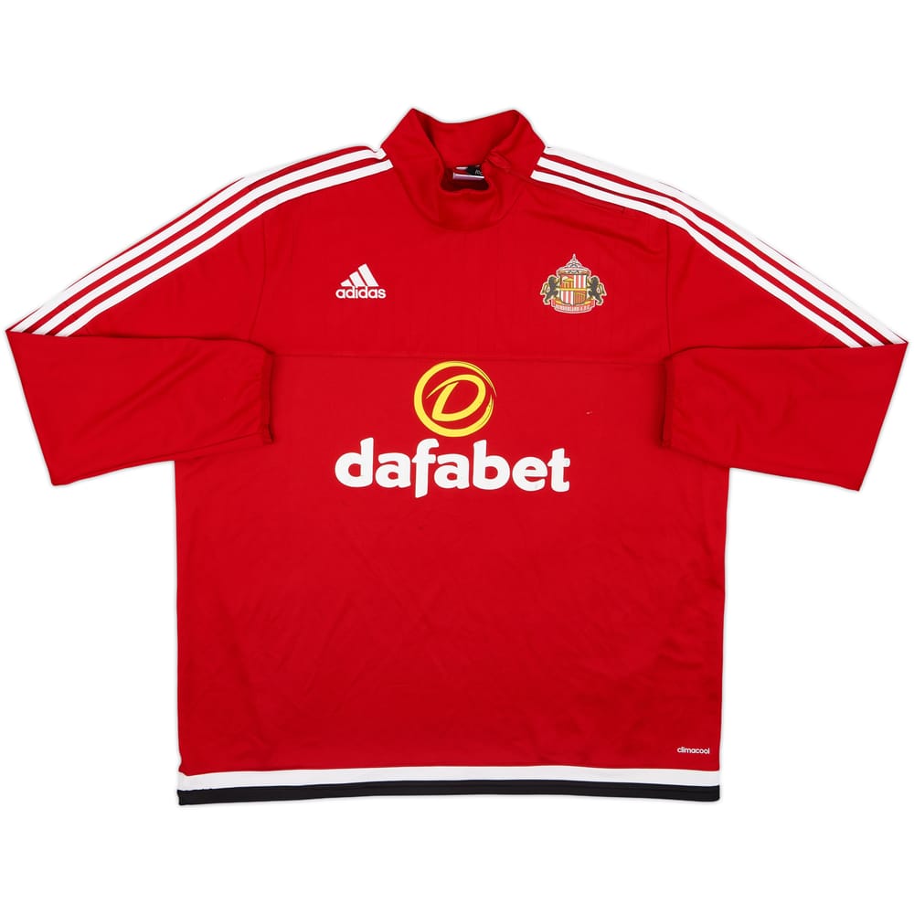 2015-16 Sunderland adidas 1/4 Zip Training Top - 6/10 - (XXL)