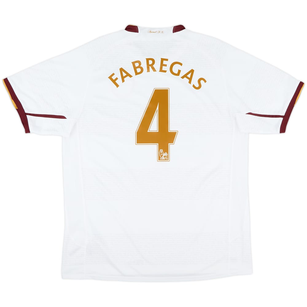 2007-08 Arsenal Away Shirt Fabregas #4 - 10/10 - (L)