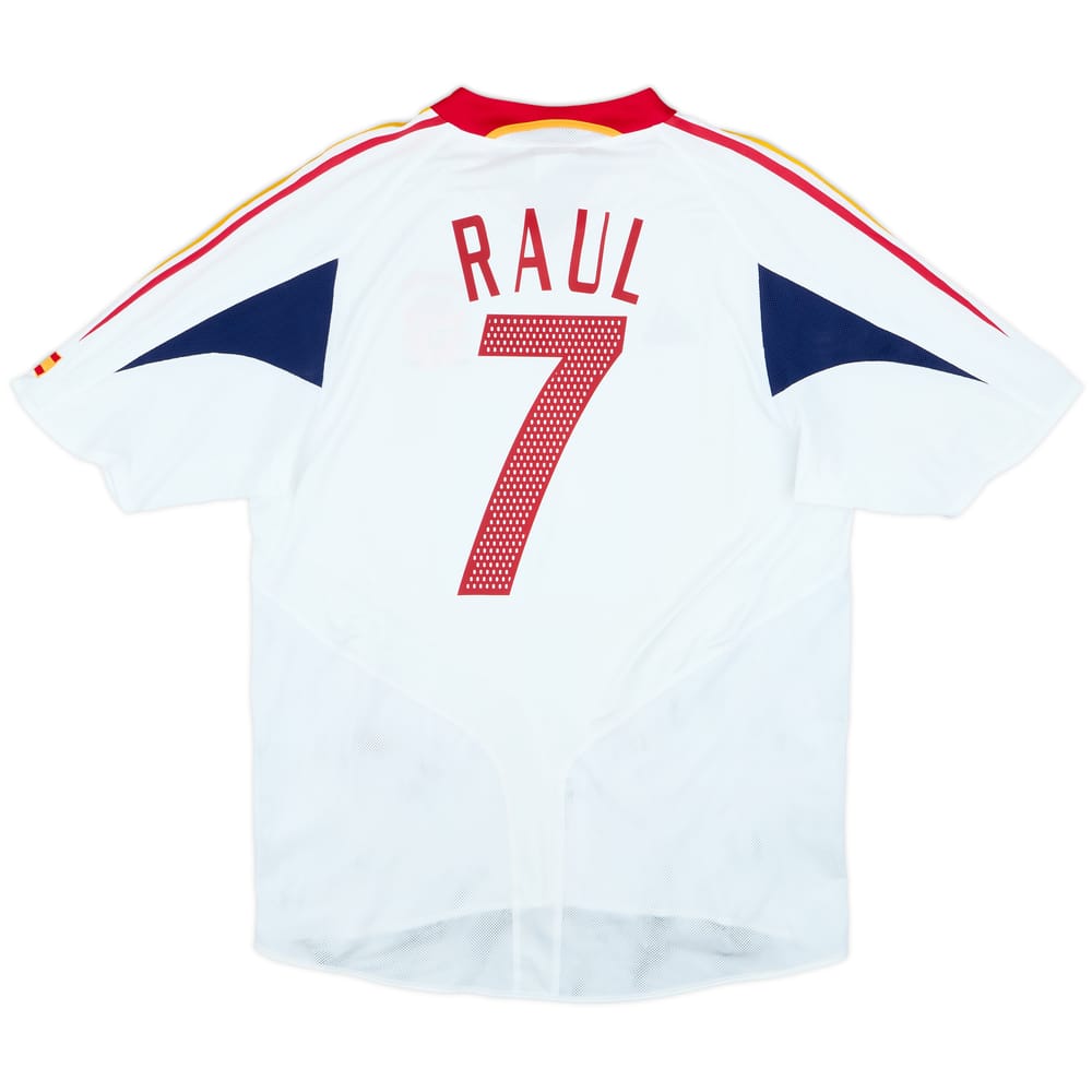 2004-06 Spain Away Shirt Raul #7 - 8/10 - (L)