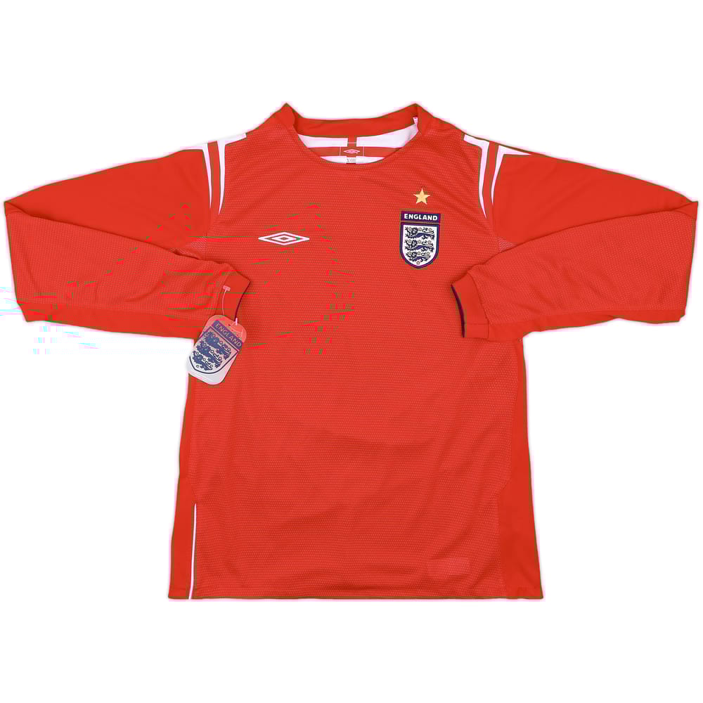 2004-06 England Away L/S Shirt (Women's S)