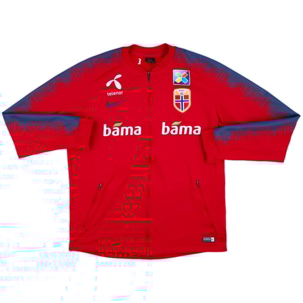2018-19 Norway Player Issue Nike Track Jacket - 8/10 - (L)