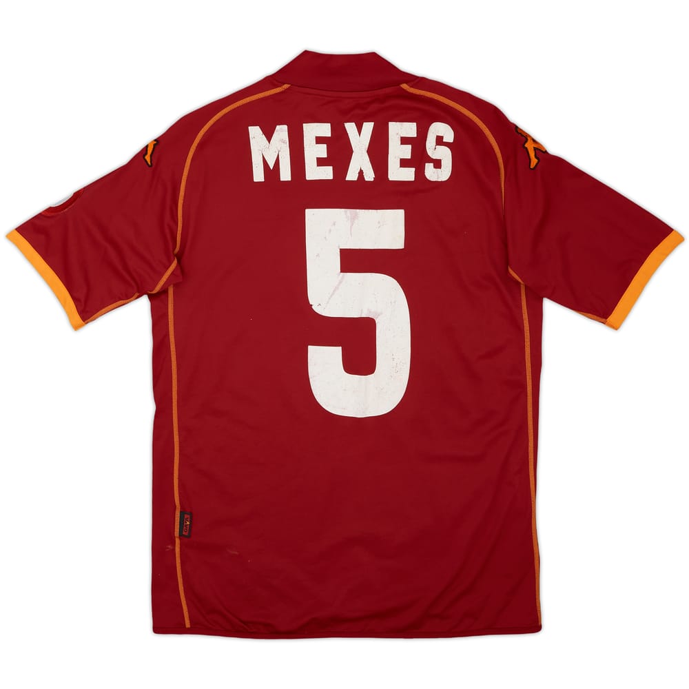 2008-09 Roma Home Shirt Mexes #5 - 5/10 - (S)