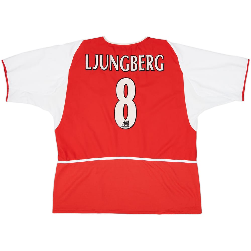 2002-04 Arsenal Home Shirt Ljungberg #8 - 5/10 - (XL)