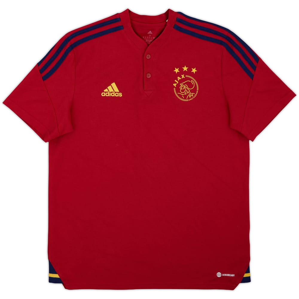 2022-23 Ajax adidas Polo Shirt - 8/10 - (M)