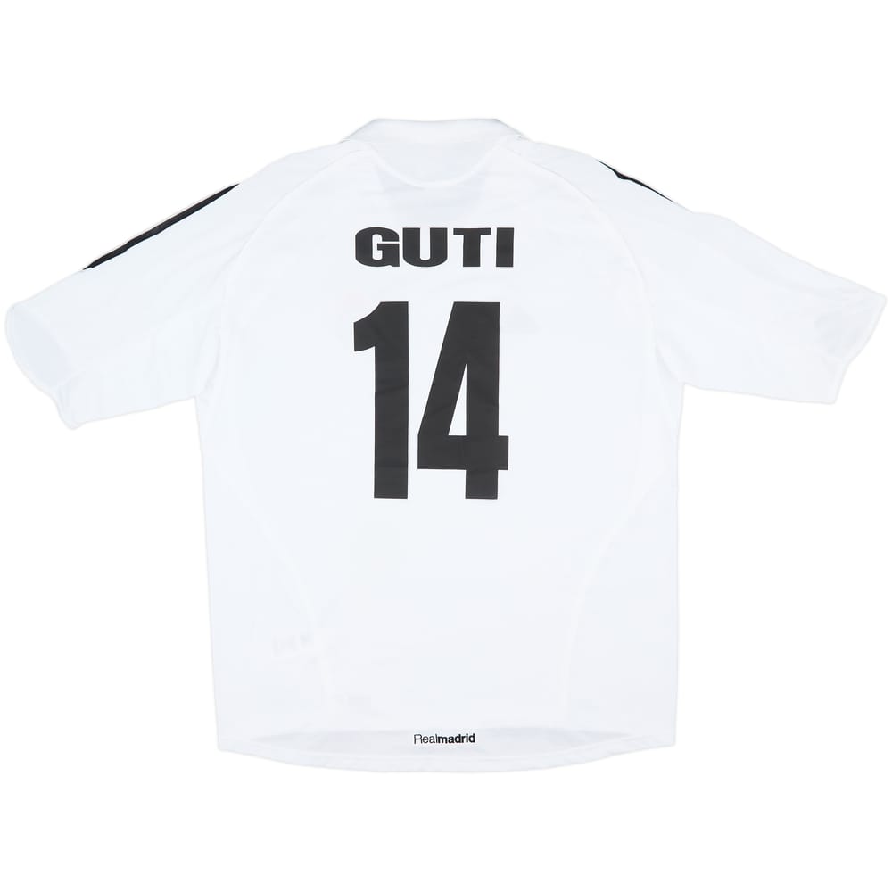 2005-06 Real Madrid Home Shirt Guti #14 - 5/10 - (XL)