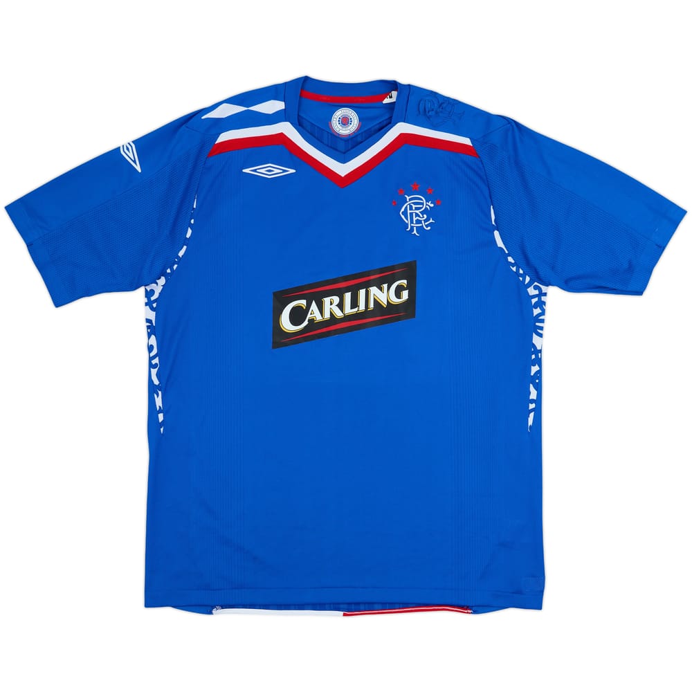 2007-08 Rangers Home Shirt - 5/10 - (XL)