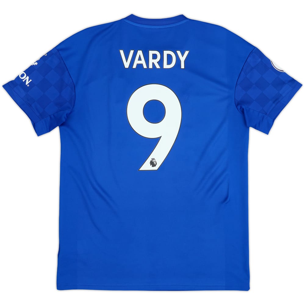 2019-20 Leicester Home Shirt Vardy #9 - 8/10 - (M)