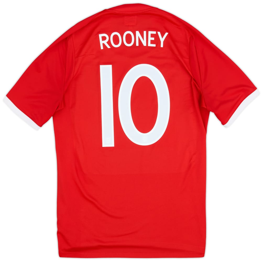 2010-11 England Away Shirt Rooney #10 - 4/10 - (L)