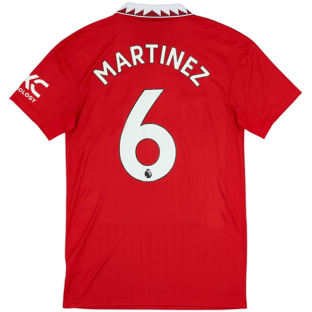 2022-23 Manchester United Home Shirt Martinez #6 - 10/10 - (S)