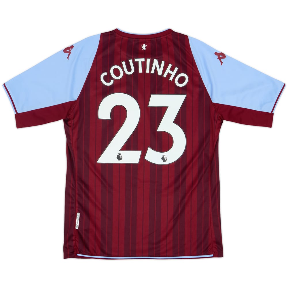 2021-22 Aston Villa Home Shirt Coutinho #23 - 8/10 - (L)