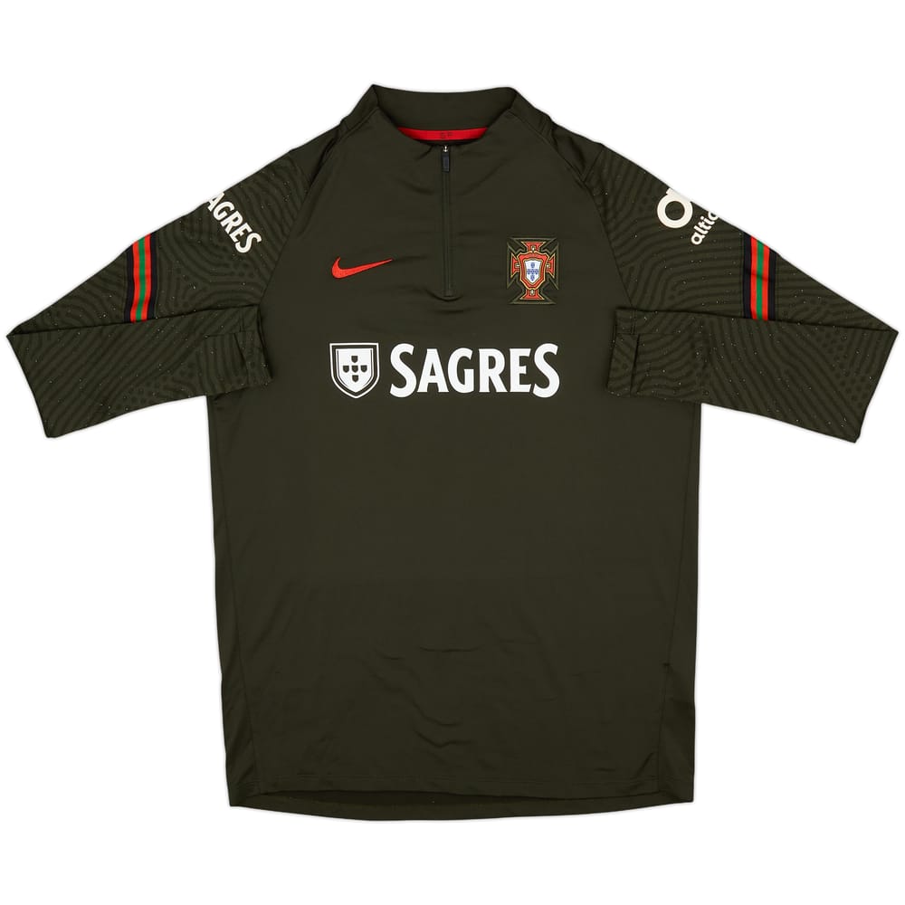 2020-21 Portugal Player Issue Nike 1/4 Zip Drill Top - 6/10 - (L)