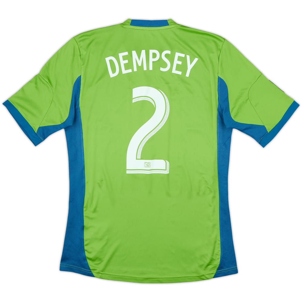 2013-14 Seattle Sounders Home Shirt Dempsey #2 - 9/10 - (S)