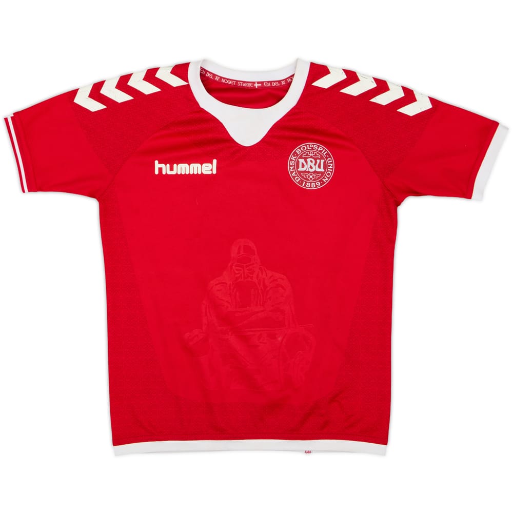 2016-17 Denmark Home Shirt - 5/10 - (7-8 Years)