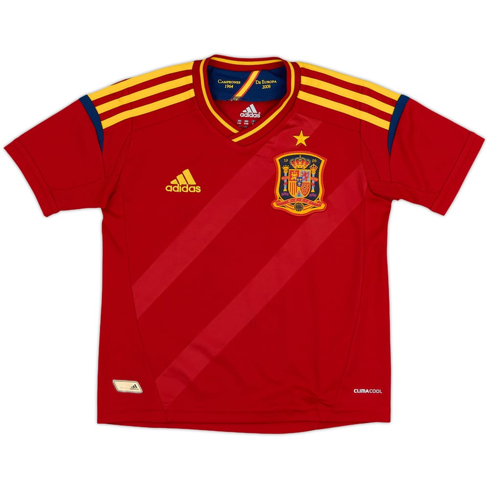 2011-12 Spain Home Shirt - 10/10 - (4-5 Years)