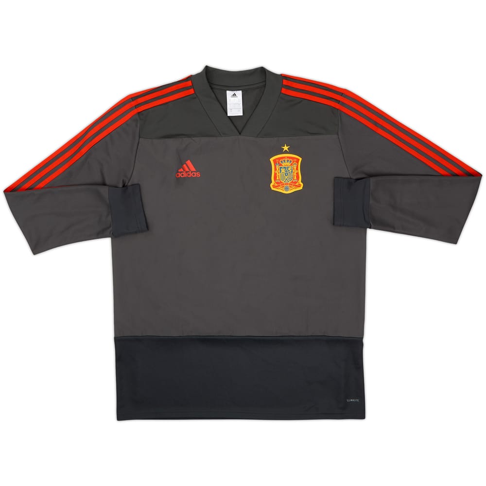 2017-18 Spain adidas Drill Top - 8/10 - (L)