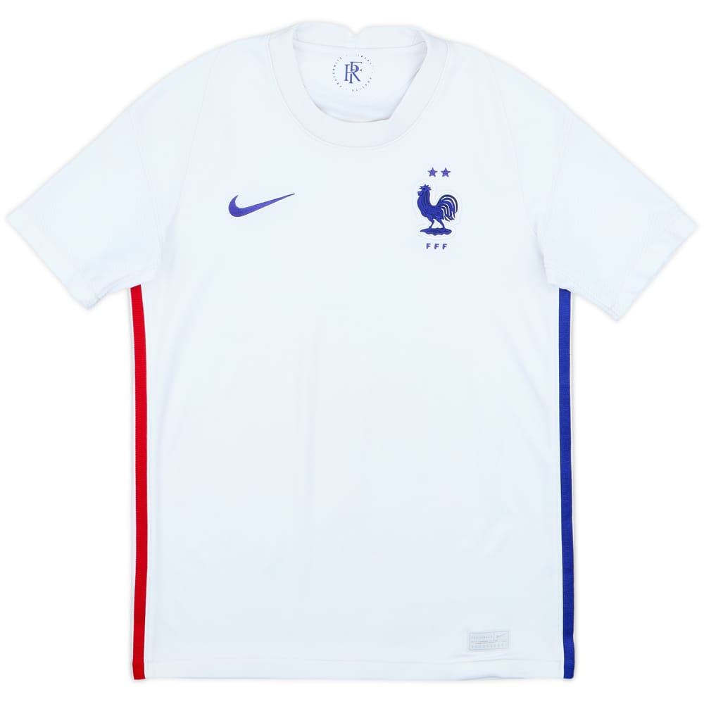 2020-21 France Away Shirt - 7/10 - (L.Boys)