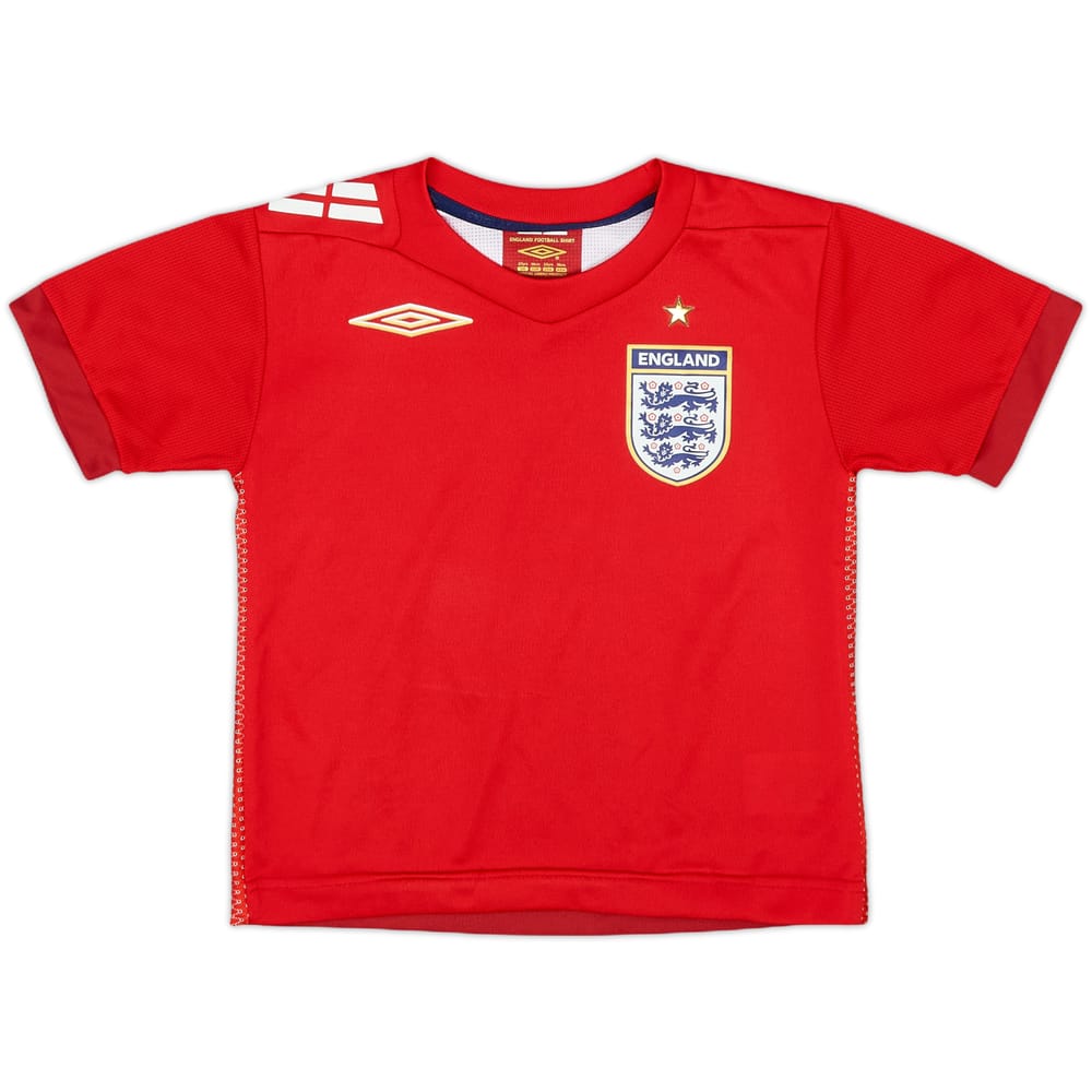 2006-08 England Away Shirt - 10/10 - (2-3 Years)