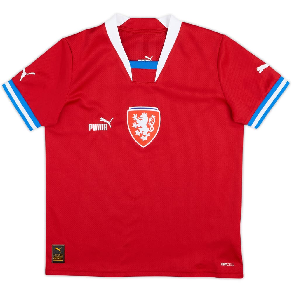 2022-23 Czech Republic Home Shirt - 7/10 - (S.Boys)