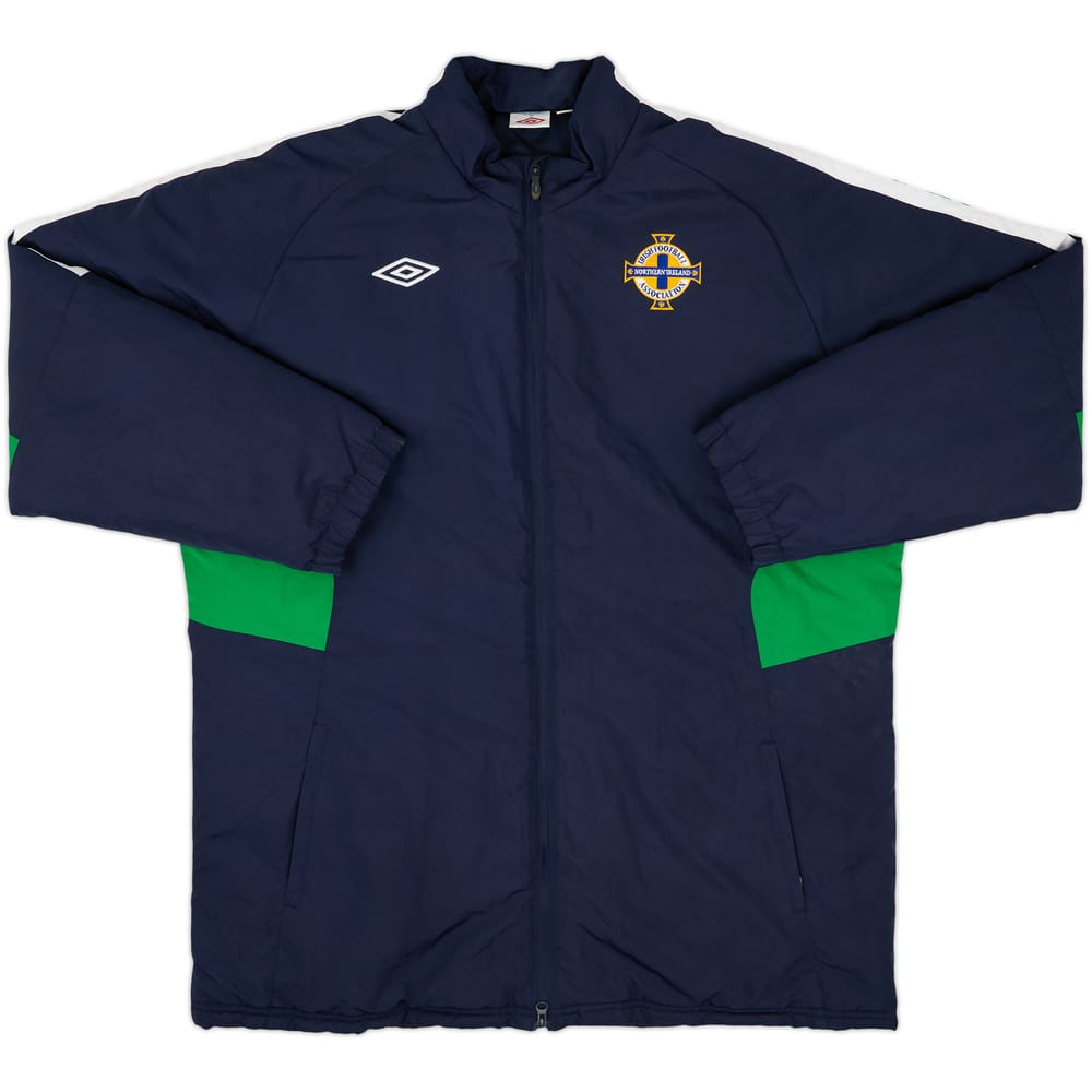 2010-12 Northern Ireland Umbro Padded Bench Coat - 8/10 - (3XL)