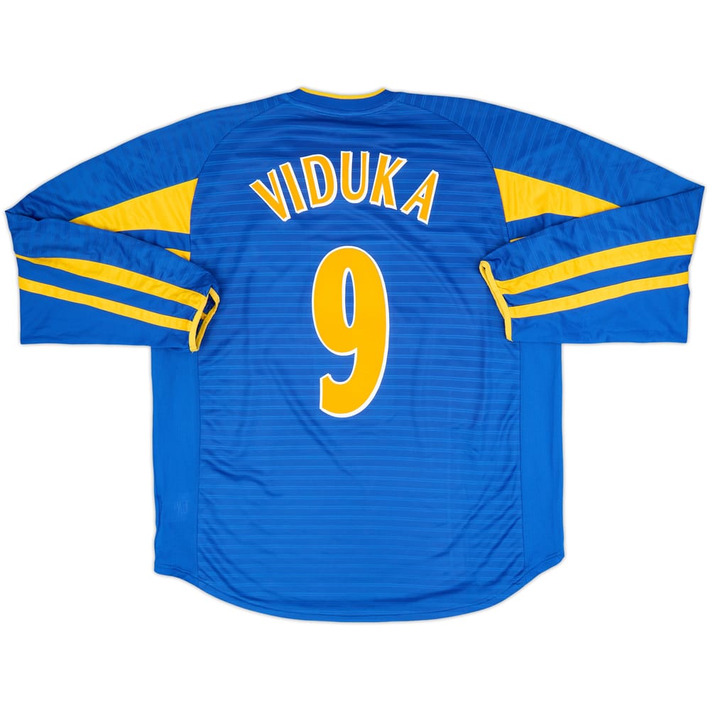 2001-03 Leeds United Away L/S Shirt Viduka #9 - 9/10 - (XL)