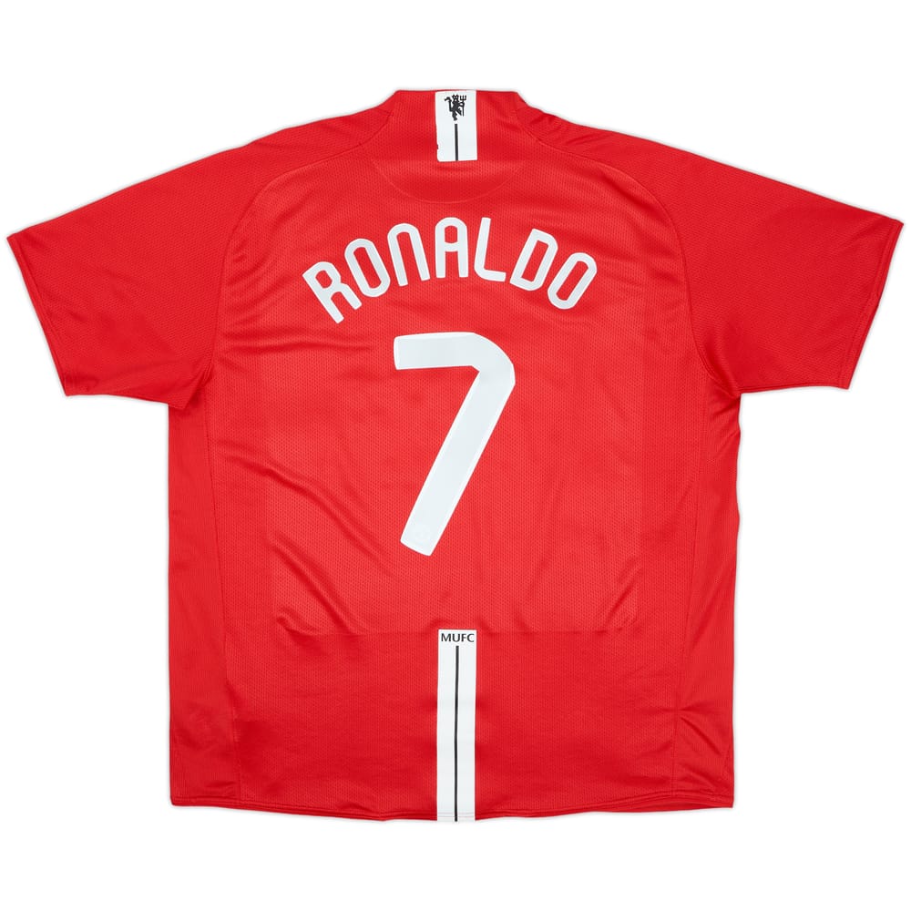 2007-09 Manchester United Camiseta Local Ronaldo #7 - 6/10 - (XL)