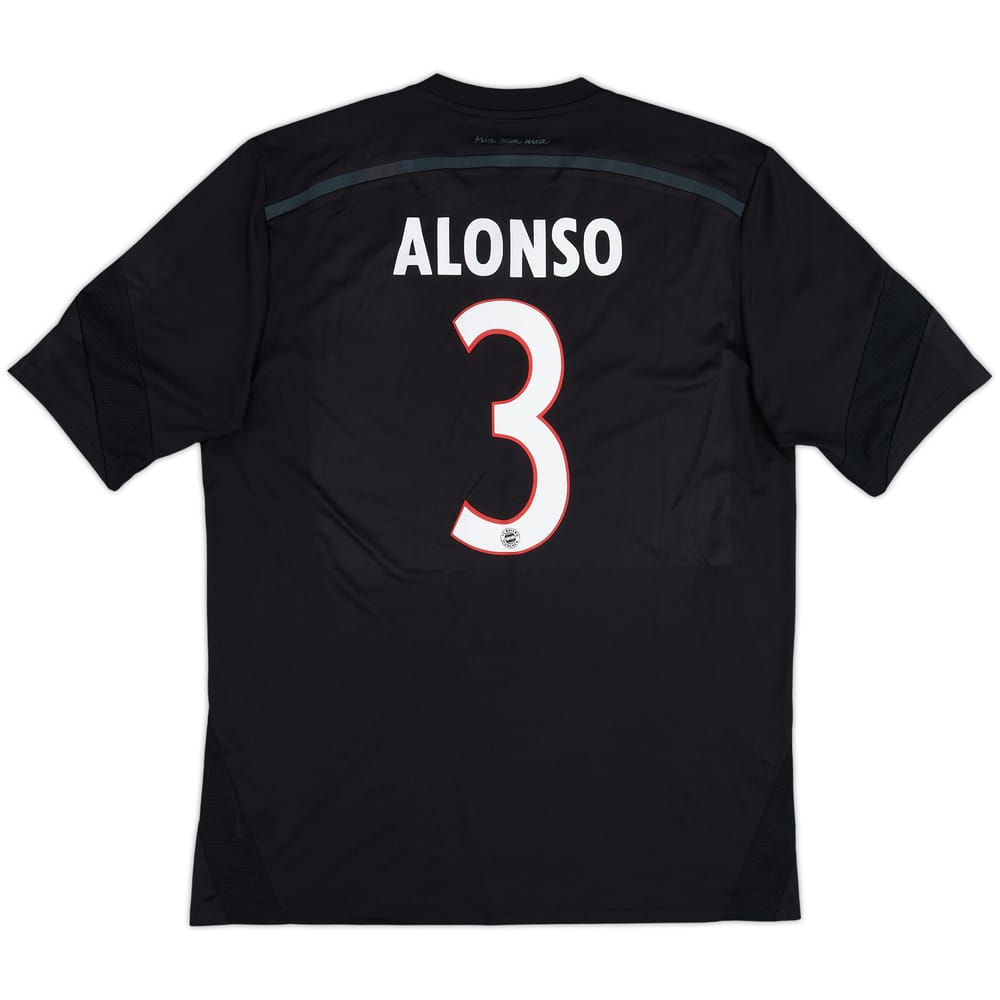 2014-15 Bayern Munich Third Shirt Alonso #3 - 6/10 - (L)