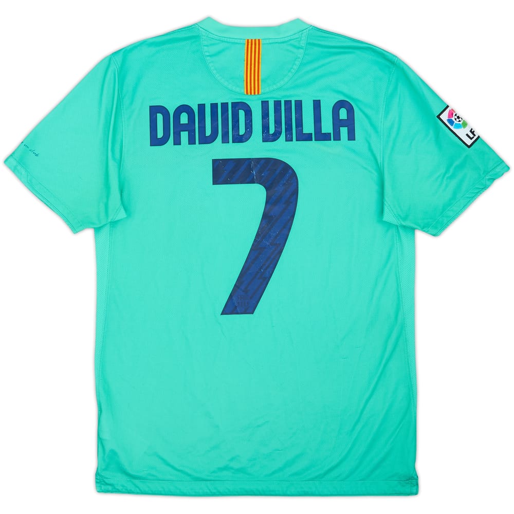 2010-11 Barcelona Away Shirt David Villa #7 - 6/10 - (M)