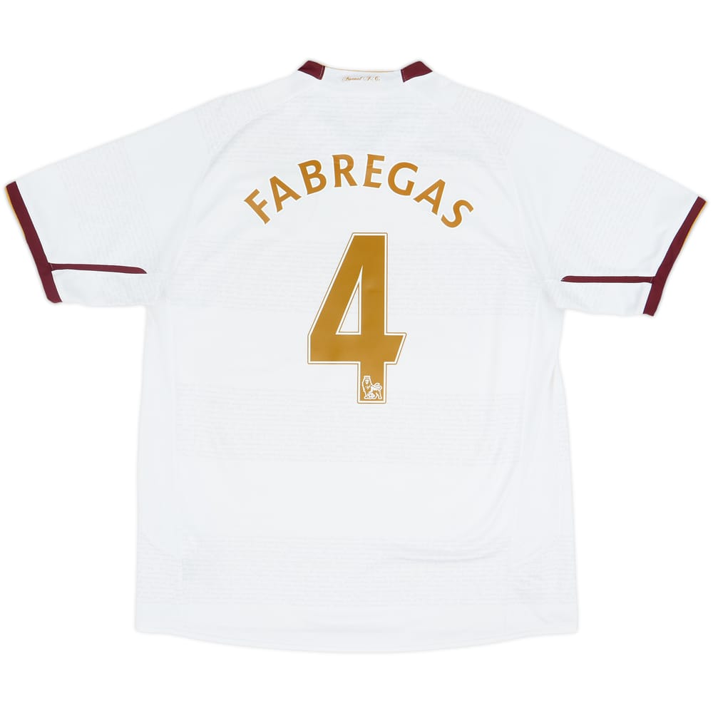 2007-08 Arsenal Away Shirt Fabregas #4 - 6/10 - (L)