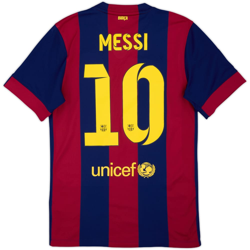 2014-15 Barcelona Home Shirt Messi #10 - 10/10 - (S)