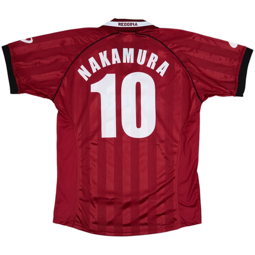 2002-03 Reggina Home Shirt Nakamura #10 - 9/10 - (L)