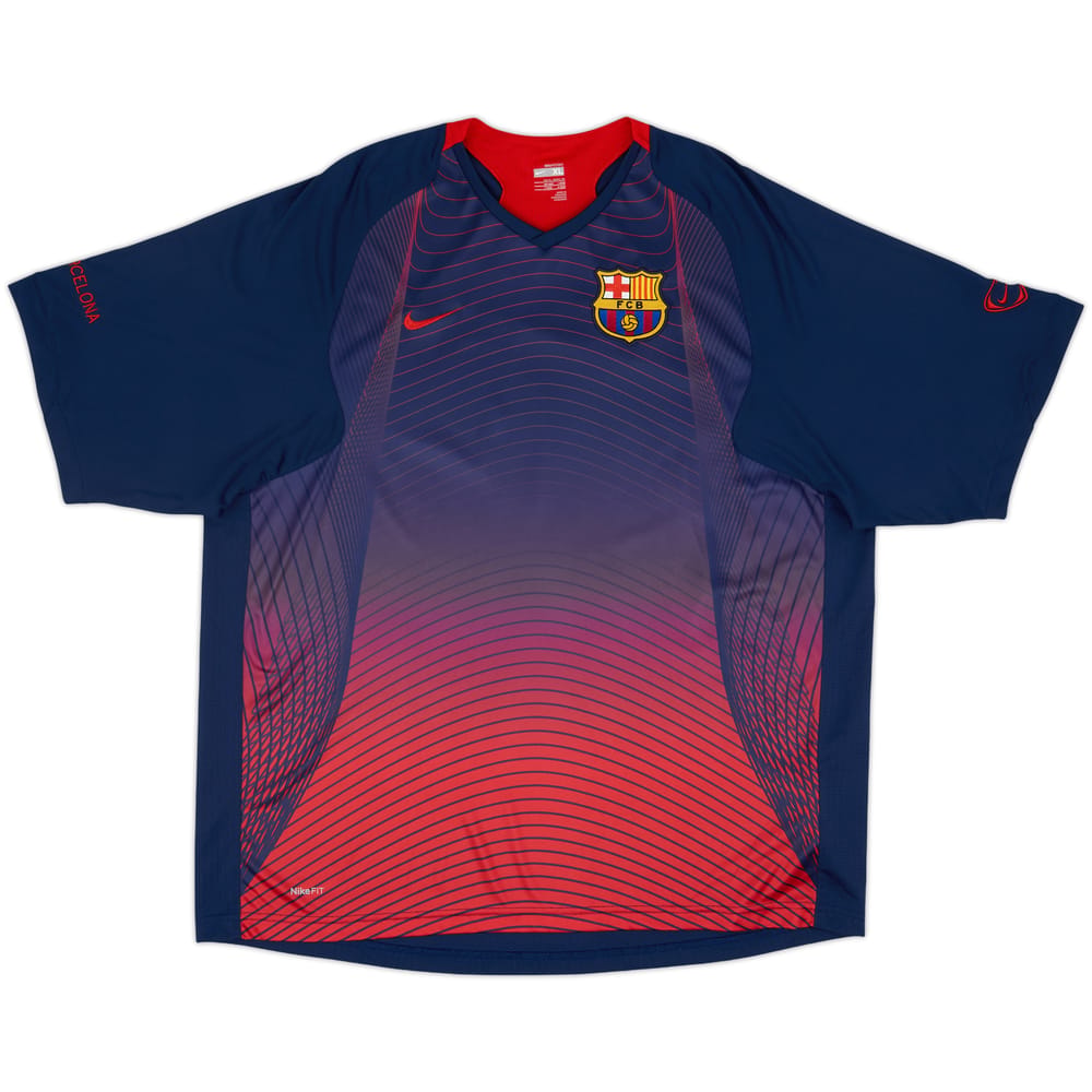 2007-08 Barcelona Nike Training Shirt - 9/10 - (XL)