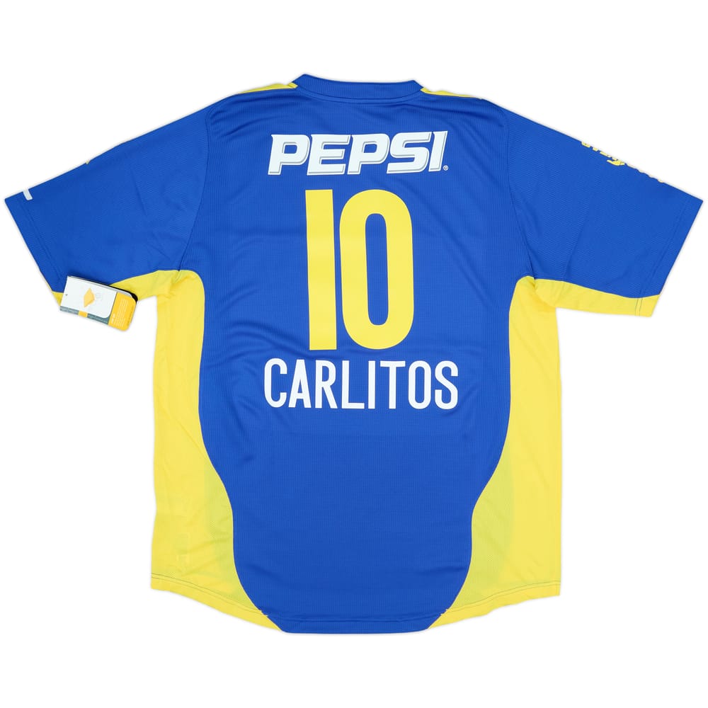 2004-05 Boca Juniors Home Shirt Carlitos #10 (XXL)