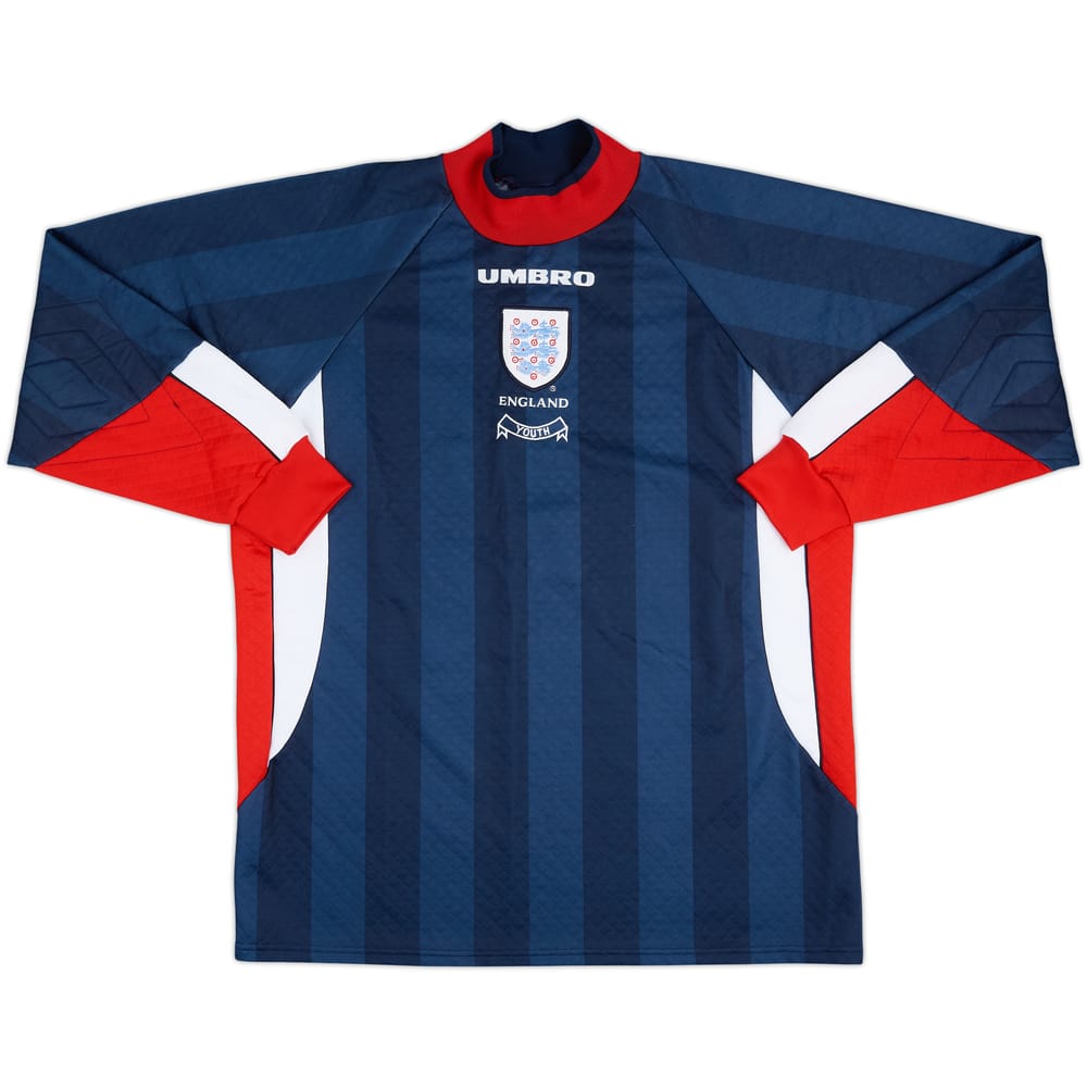 1998 England U-18 Match Issue GK Shirt #1 (Evans)