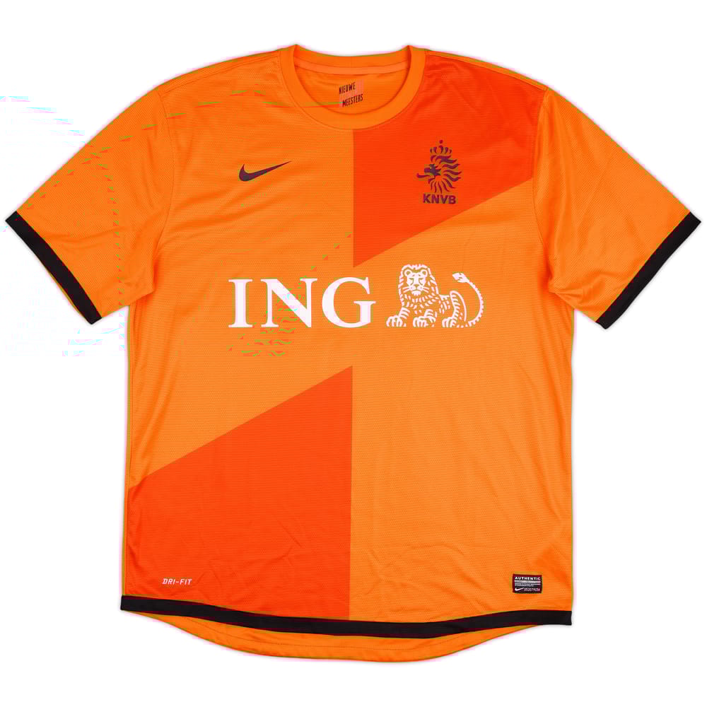 2012-13 Netherlands Match Issue Home Shirt #21