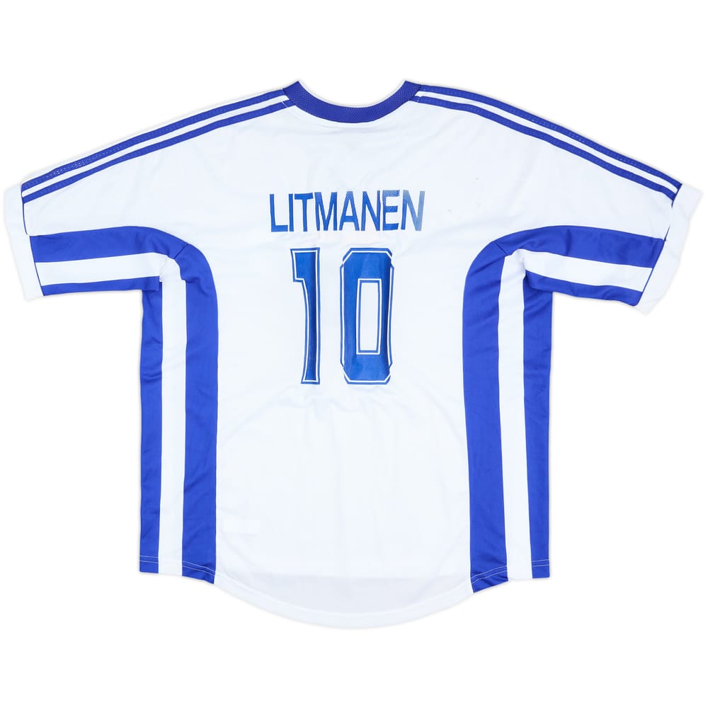 1998-00 Finland Signed Home Shirt Litmanen #10 - 7/10 - (L)
