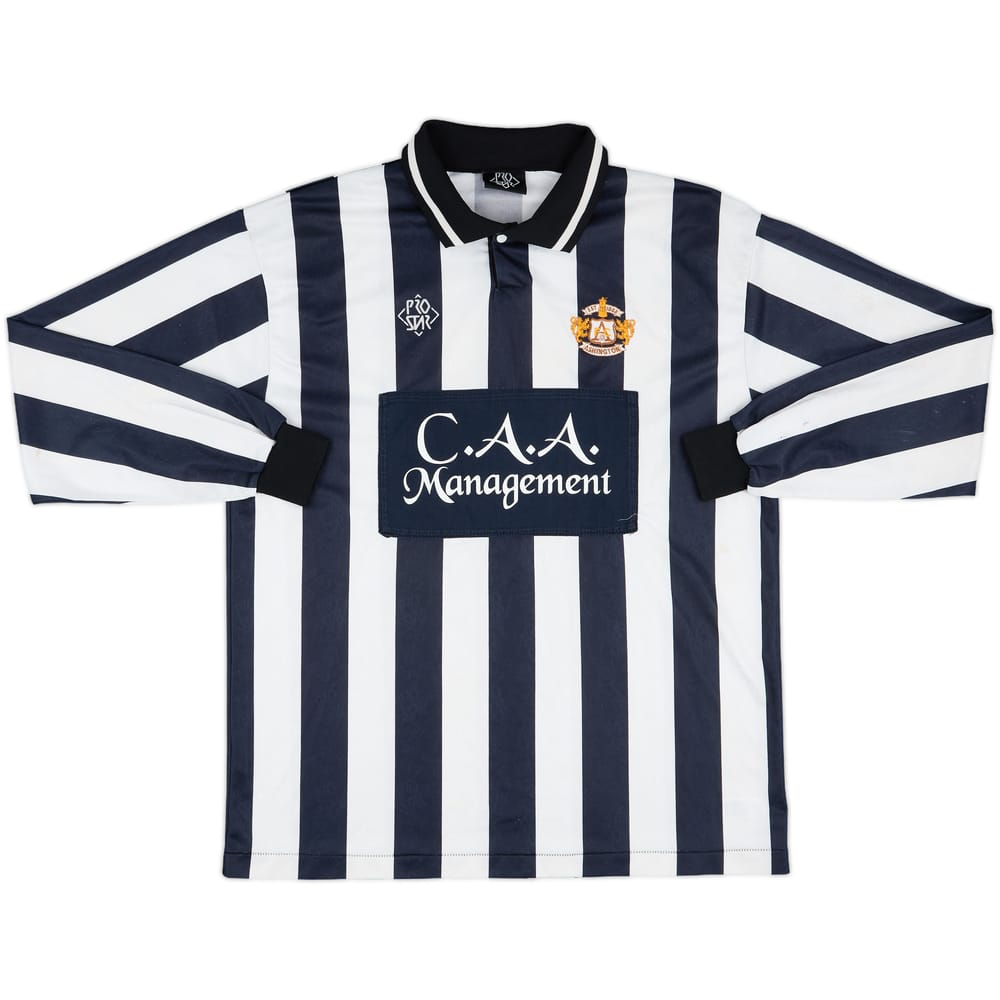 1996-97 Ashington Match Issue Home L/S Shirt #6