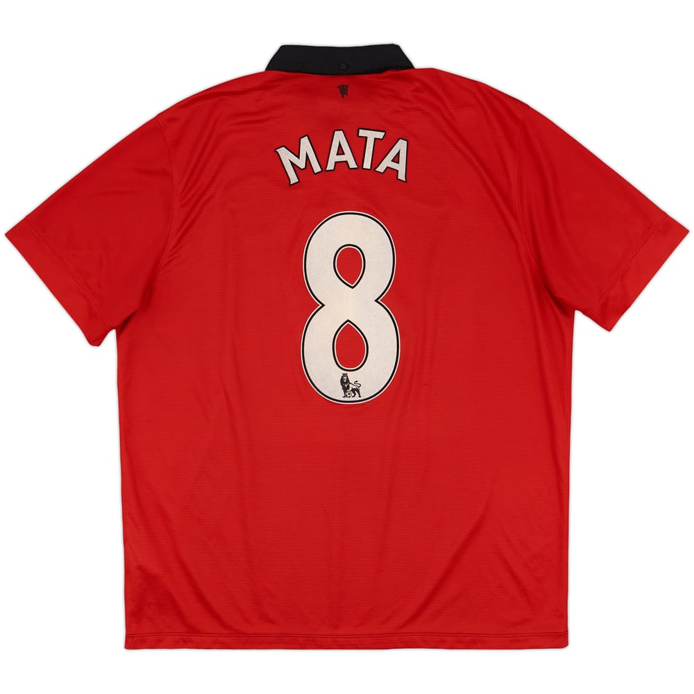 2013-14 Manchester United Home Shirt Mata #8 - 7/10 - (XXL)