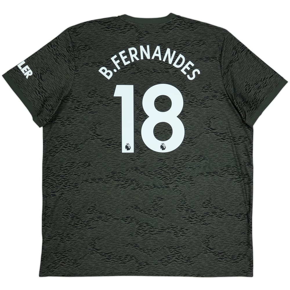 2020-21 Manchester United Away Shirt B.Fernandes #18 - 10/10 - (3XL)