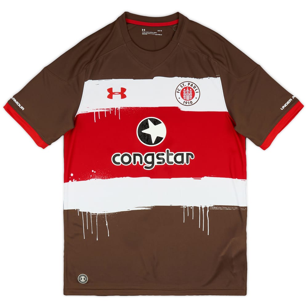 2017-18 St Pauli Home Shirt