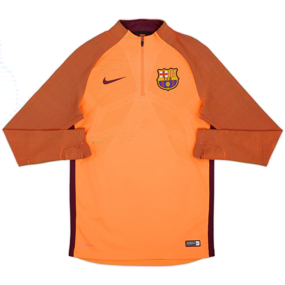 2017-18 Barcelona Nike 1/4 Zip Training Top - 7/10 - (S)