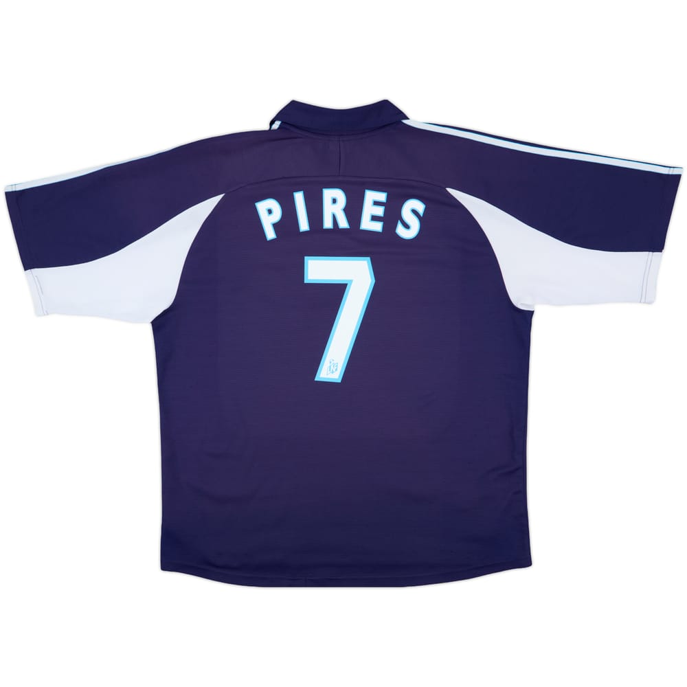 1999-00 Olympique Marseille Away Shirt Pires #7 - 8/10 - (XL)