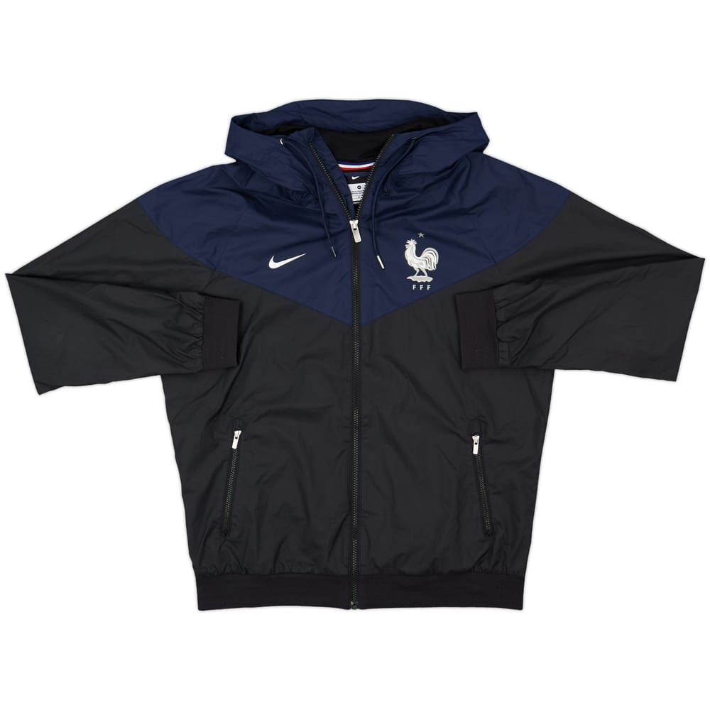 2018-19 France Nike Hooded Track Jacket - 8/10 - (M)