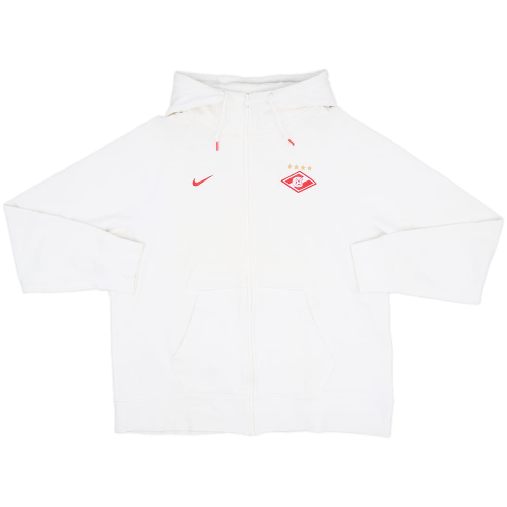 2014-15 Spartak Moscow Nike Hooded Track Jacket - 8/10 - (XXL)