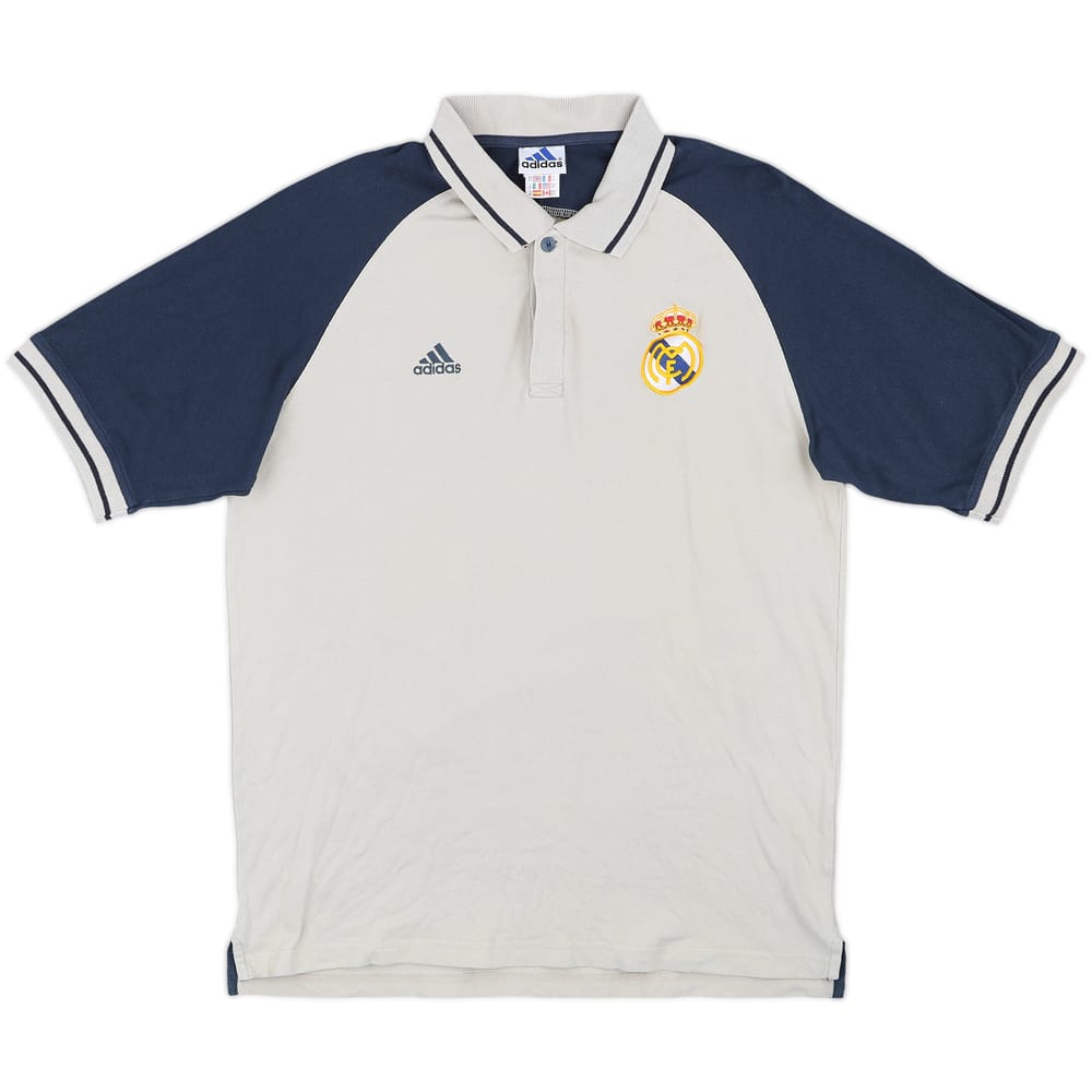 2001-02 Real Madrid adidas Polo Shirt - 9/10 - (L)