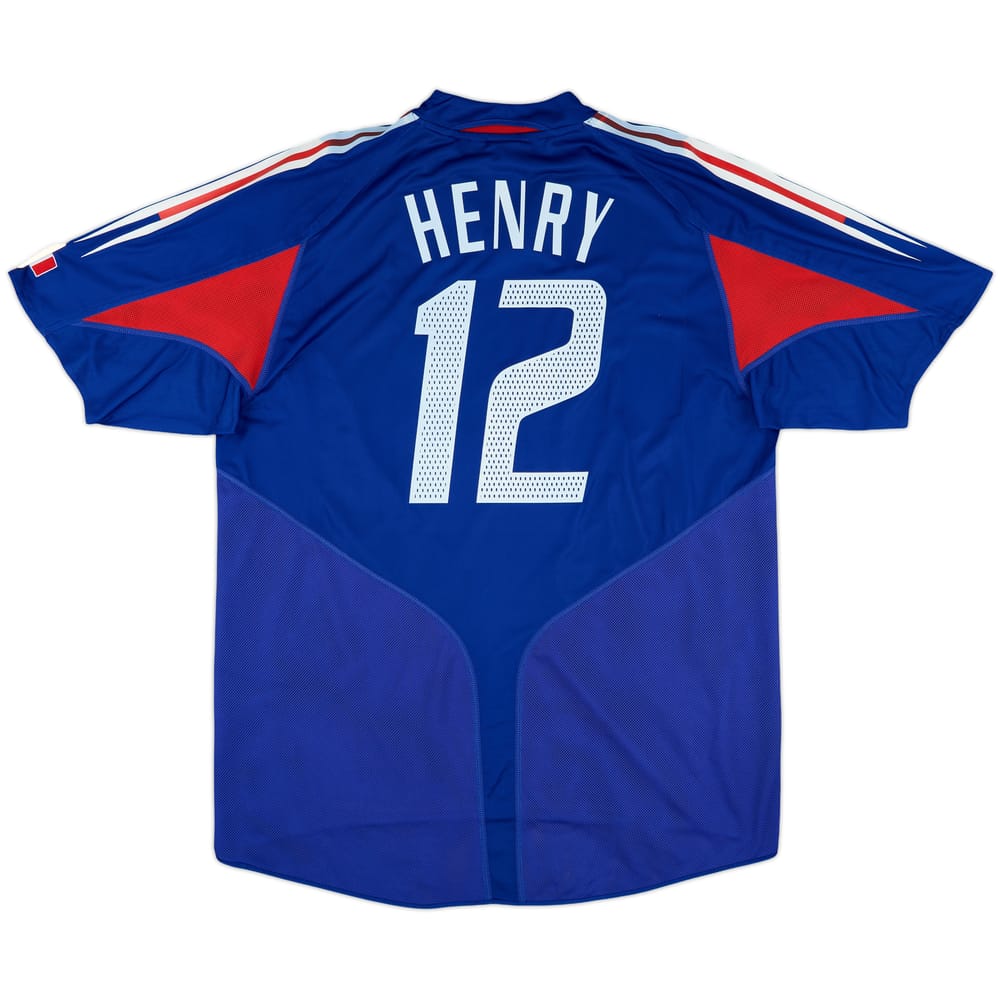 2004-06 France Home Shirt Henry #12 - 6/10 - (XL)