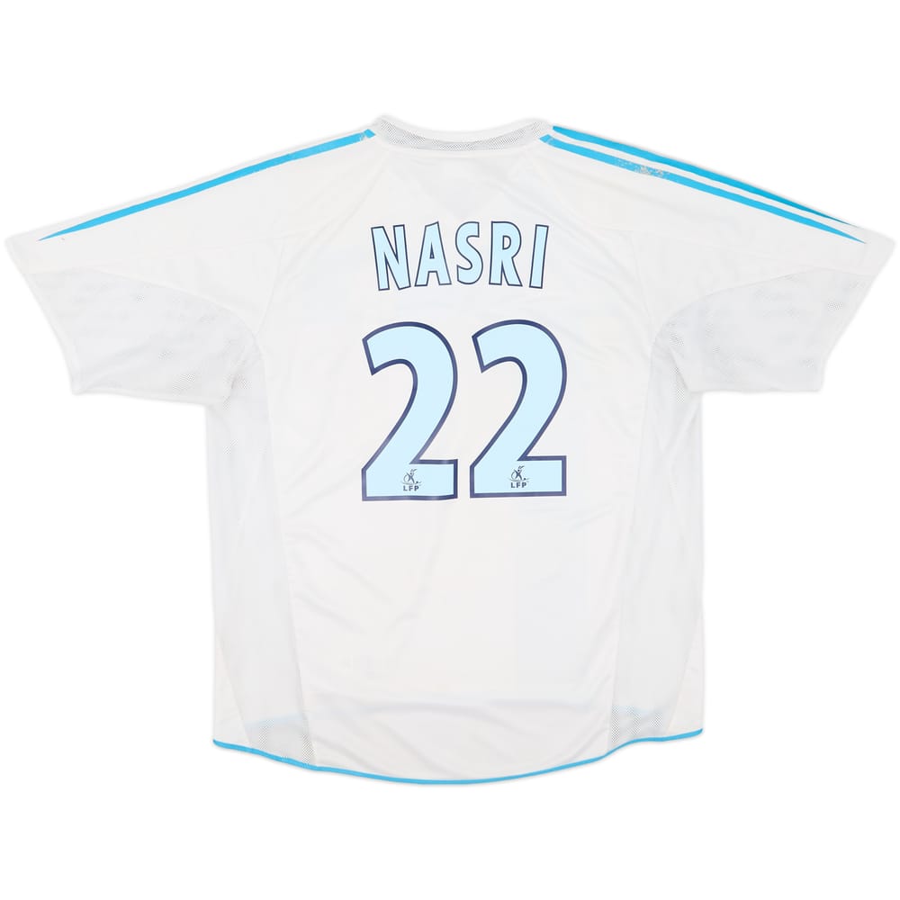 2004-05 Olympique Marseille Home Shirt Nasri #22 - 6/10 - (L)
