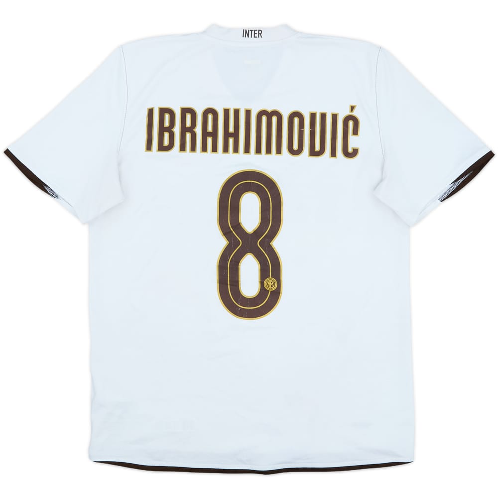 2008-09 Inter Milan Away Shirt Ibrahimovic #8 - 7/10 - (M)