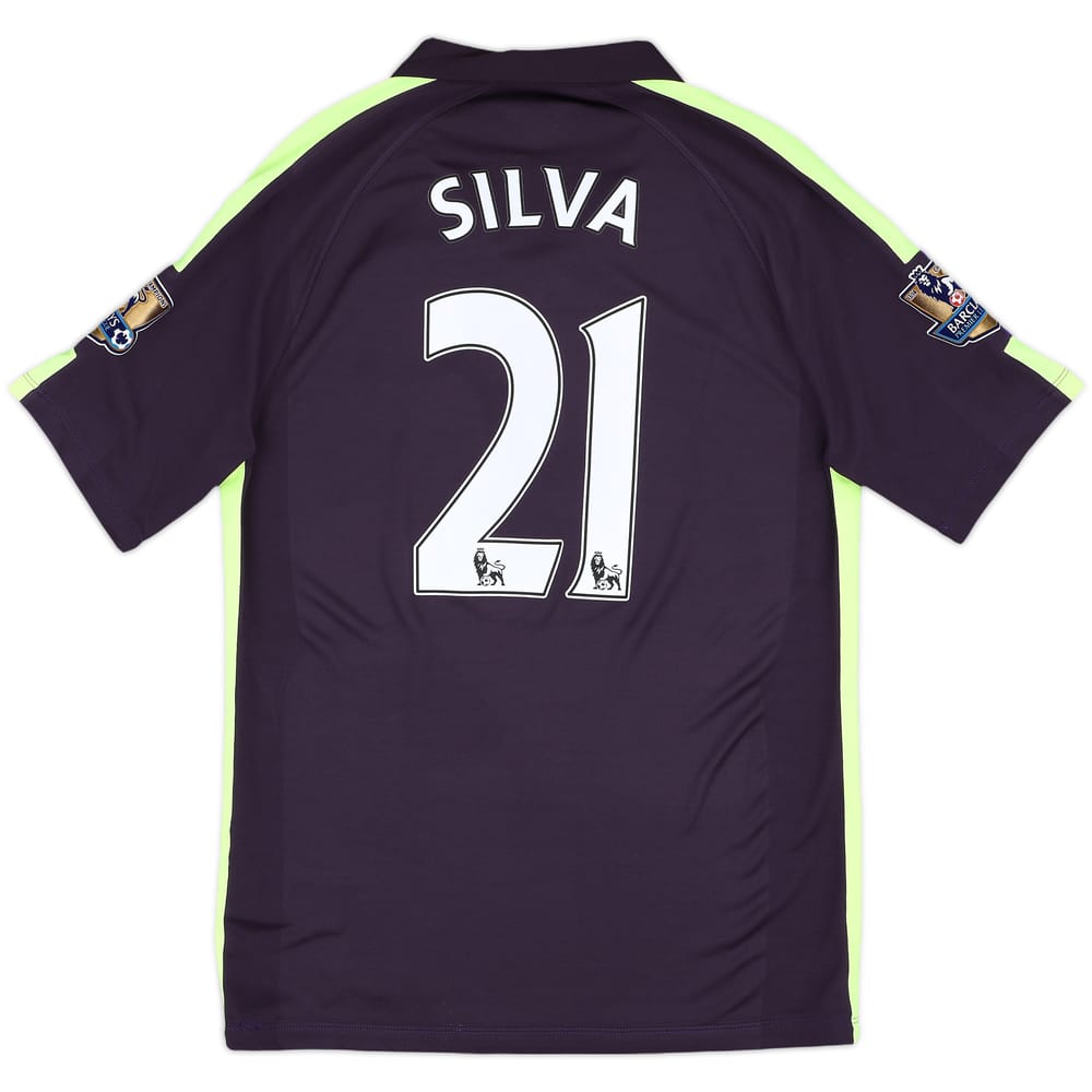 2014-15 Manchester City Third Shirt Silva #21 - 9/10 - (M)