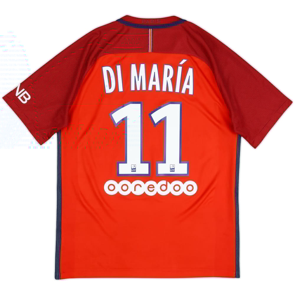 2016-17 Paris Saint-Germain Away Shirt Di Maria #11 - 9/10 - (M)