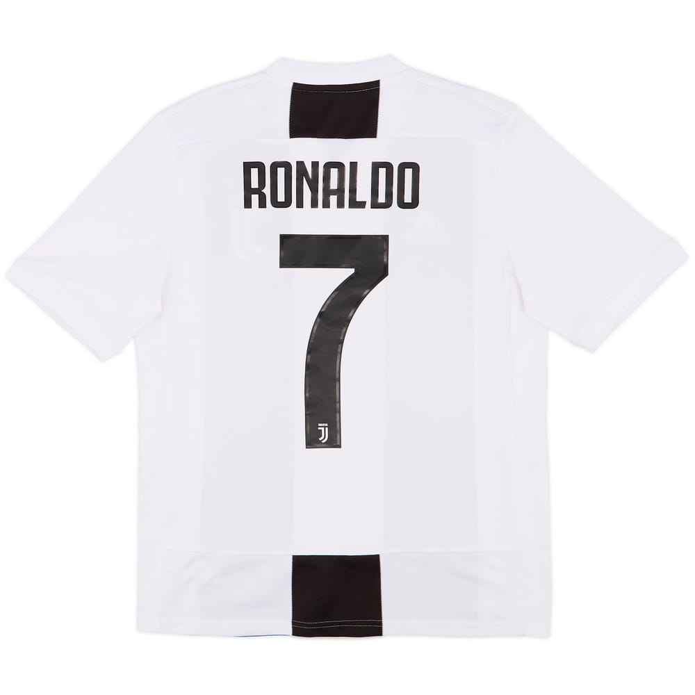 2018-19 Juventus Home Shirt Ronaldo #7 - 7/10 - (XL.Boys)